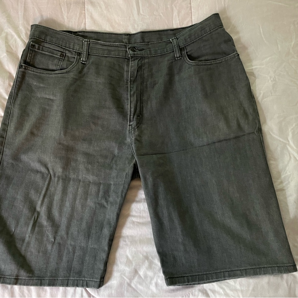 Levi’s Gray Denim Jean Shorts